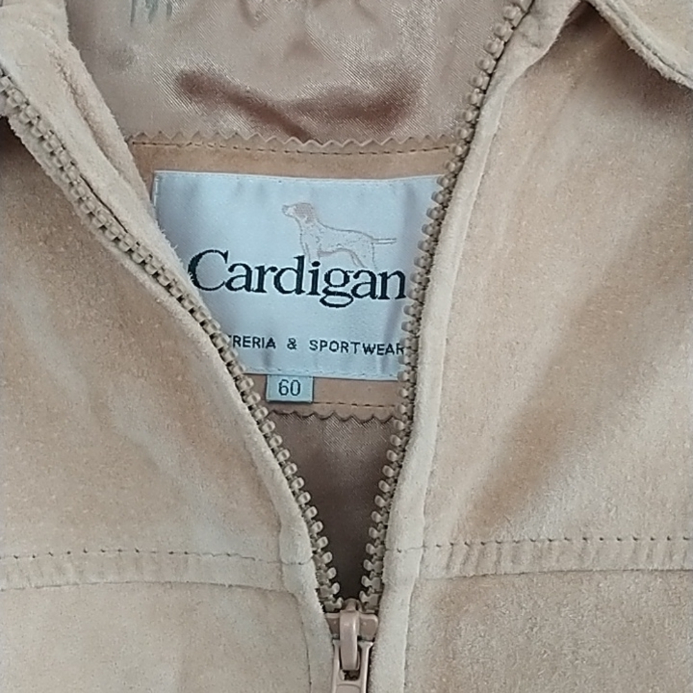 CARDIGAN Suede (Piel) Zippered Jacket 60 EU - Picture 5 of 11